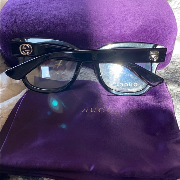 Gucci Black Logo Optical Frames NeverUsed Made in Italy 🇮🇹 - Picture 5 of 7